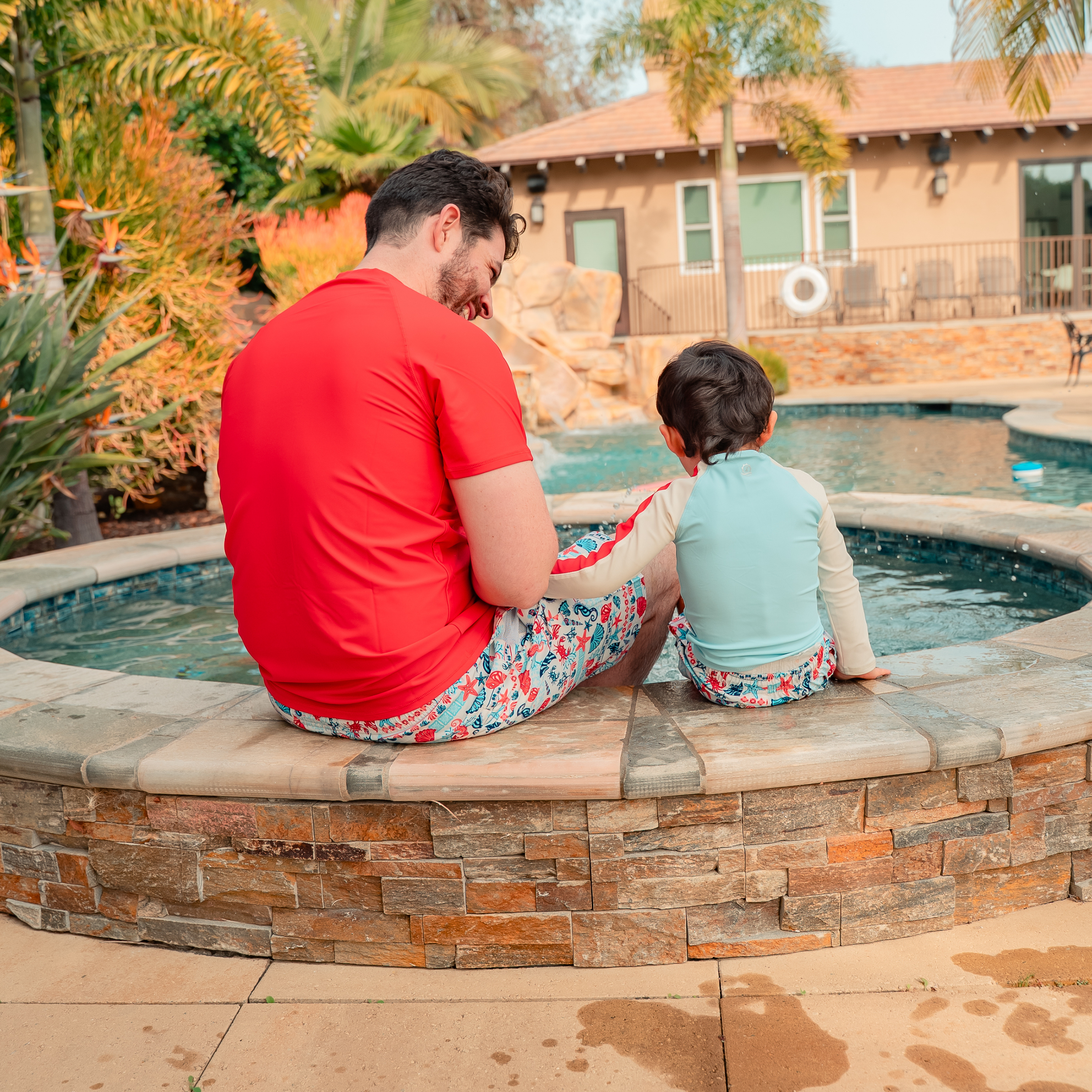 Men's 8" Swim Trunks Boxer Brief Liner | "Marina"-SwimZip UPF 50+ Sun Protective Swimwear & UV Zipper Rash Guards-pos6