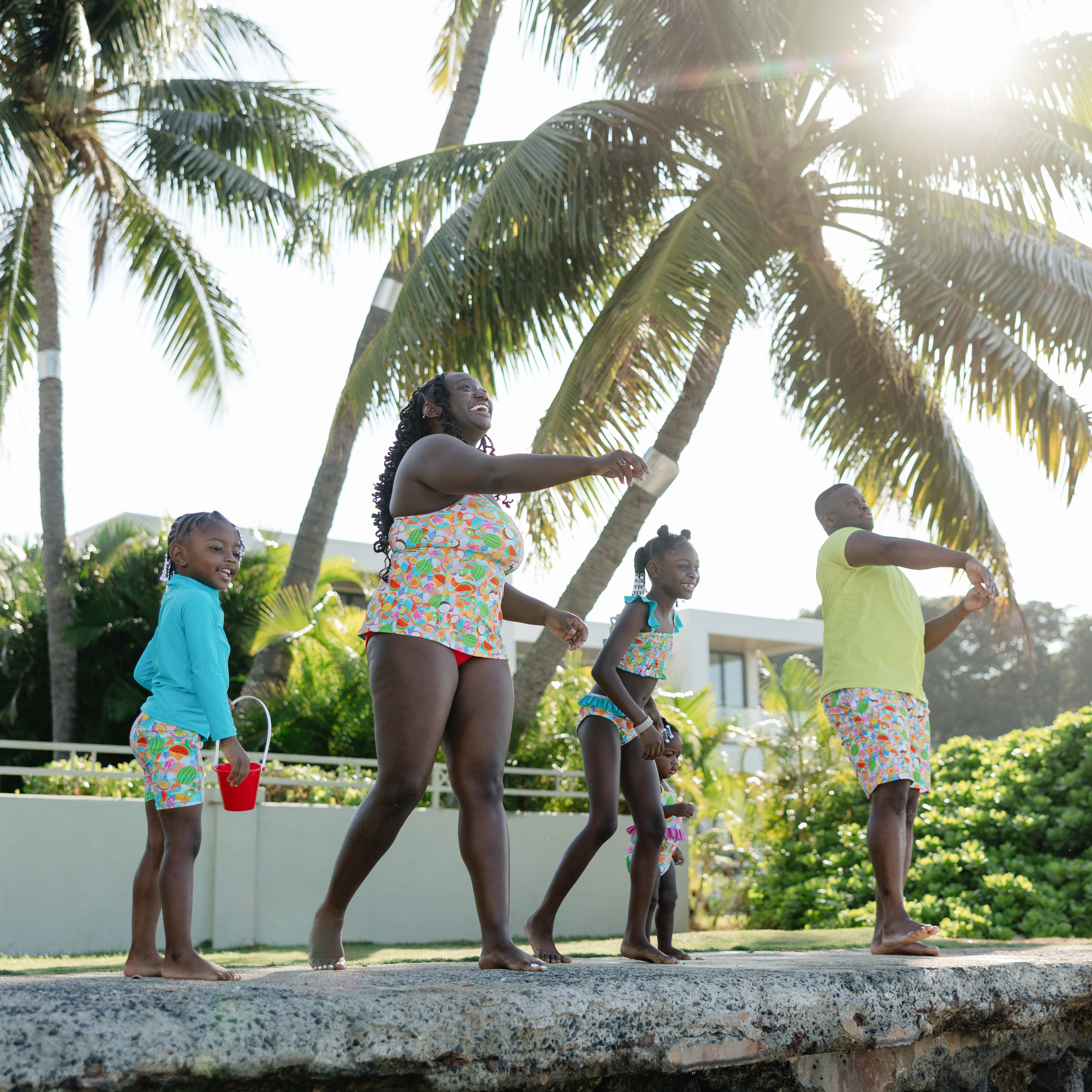 Kids UPF 50+ Long Sleeve Zipper Rash Guard Swim Shirt | "Scuba Blue"-SwimZip UPF 50+ Sun Protective Swimwear & UV Zipper Rash Guards-pos8