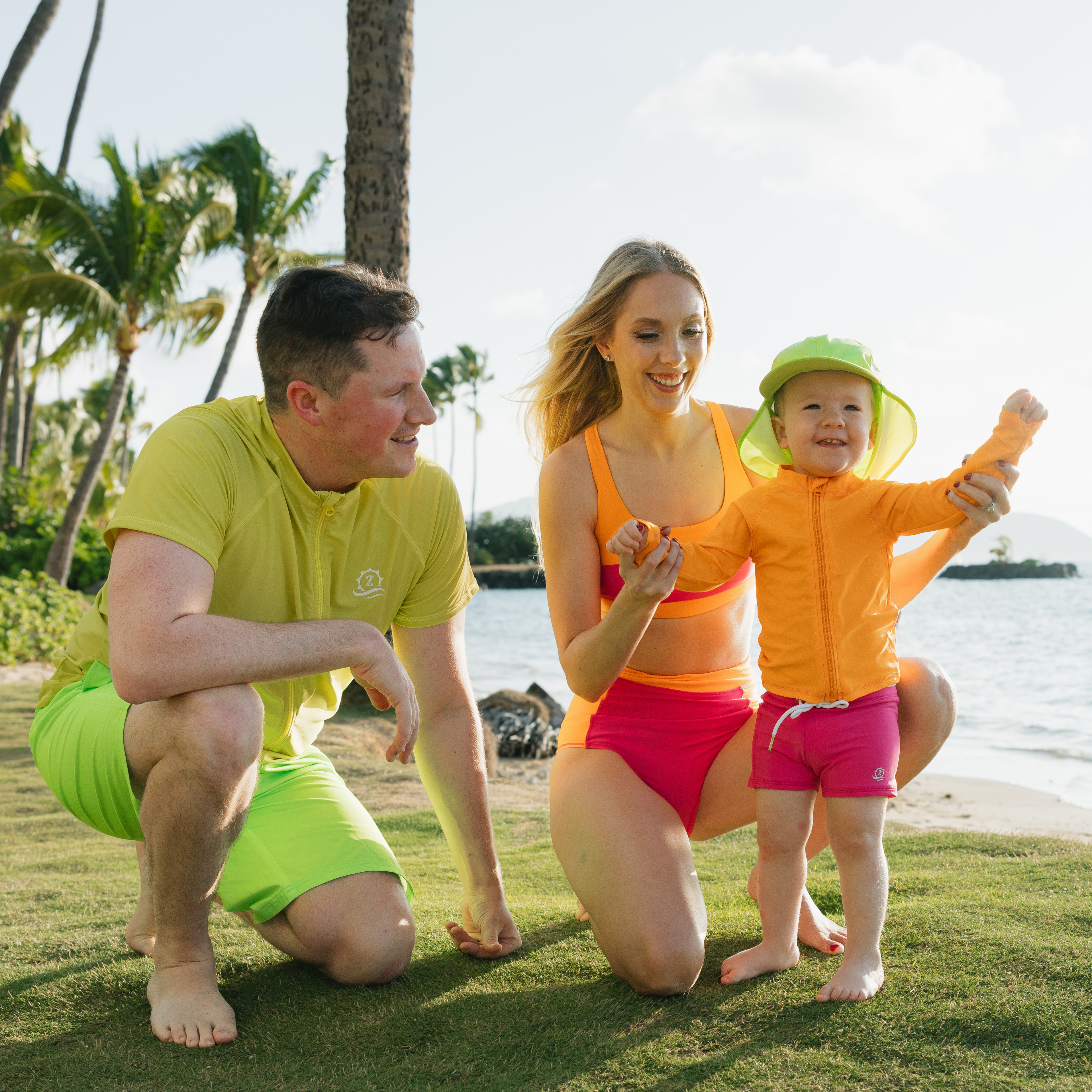 Women's High Waist Bikini Bottoms | "Surge"-SwimZip UPF 50+ Sun Protective Swimwear & UV Zipper Rash Guards-pos10