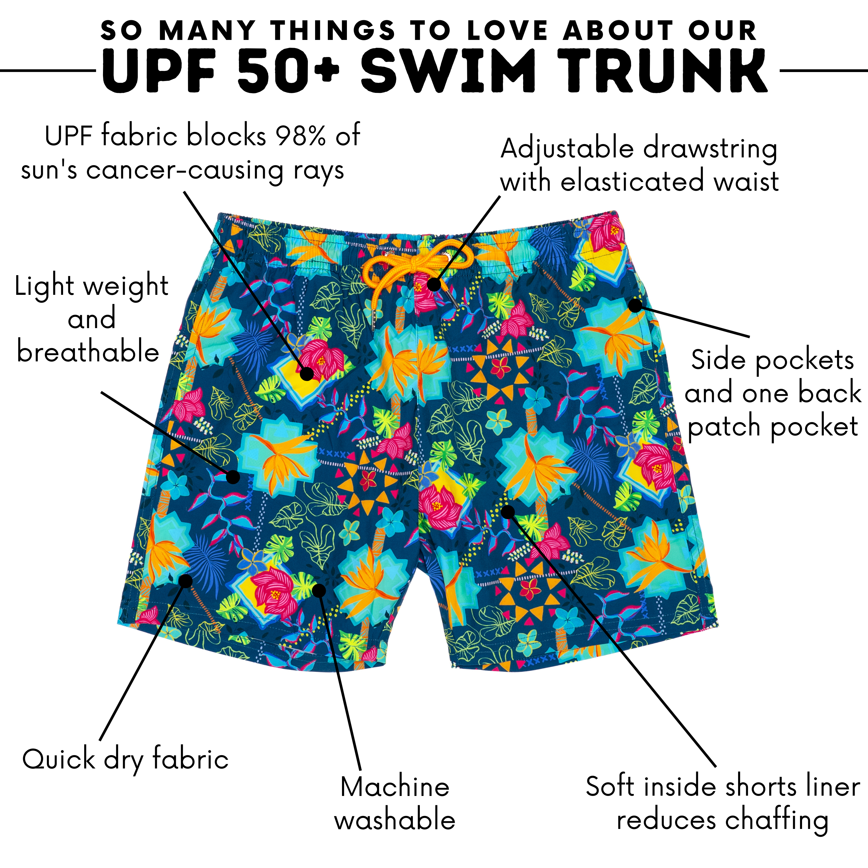 Boys Swim Trunks Boxer Brief Liner (sizes 6-14) | “Summer Max"-SwimZip UPF 50+ Sun Protective Swimwear & UV Zipper Rash Guards-pos4