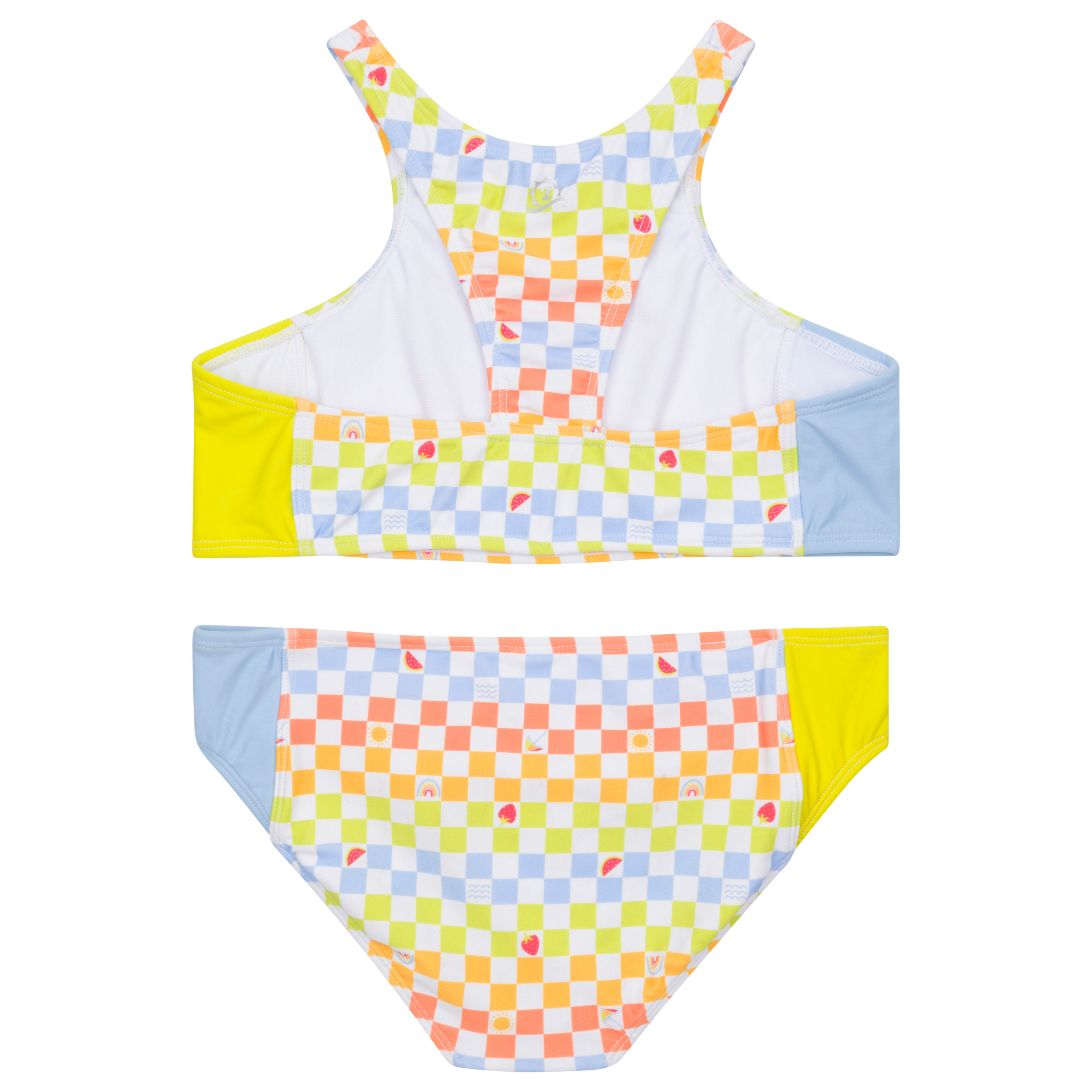 Girls Halter Top Bikini Set (2 Piece) | "Gamified"-SwimZip UPF 50+ Sun Protective Swimwear & UV Zipper Rash Guards-pos11