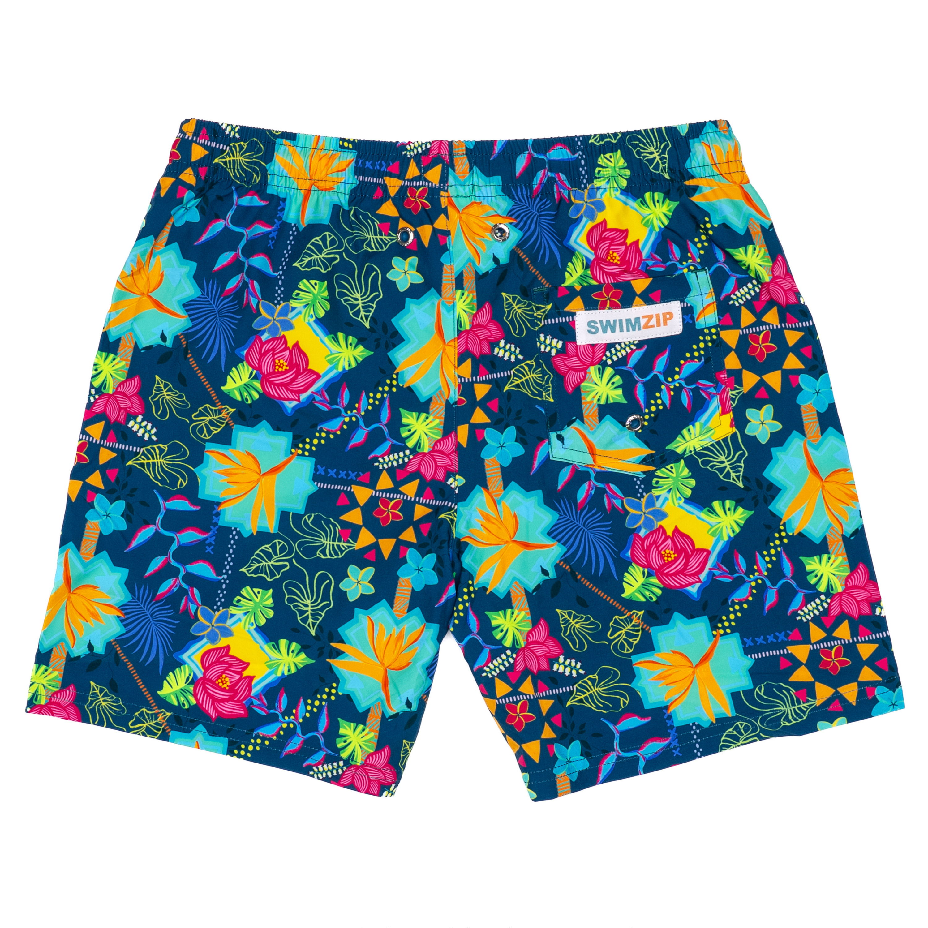 Boys Swim Trunks Boxer Brief Liner (sizes 6-14) | “Summer Max"-SwimZip UPF 50+ Sun Protective Swimwear & UV Zipper Rash Guards-pos10