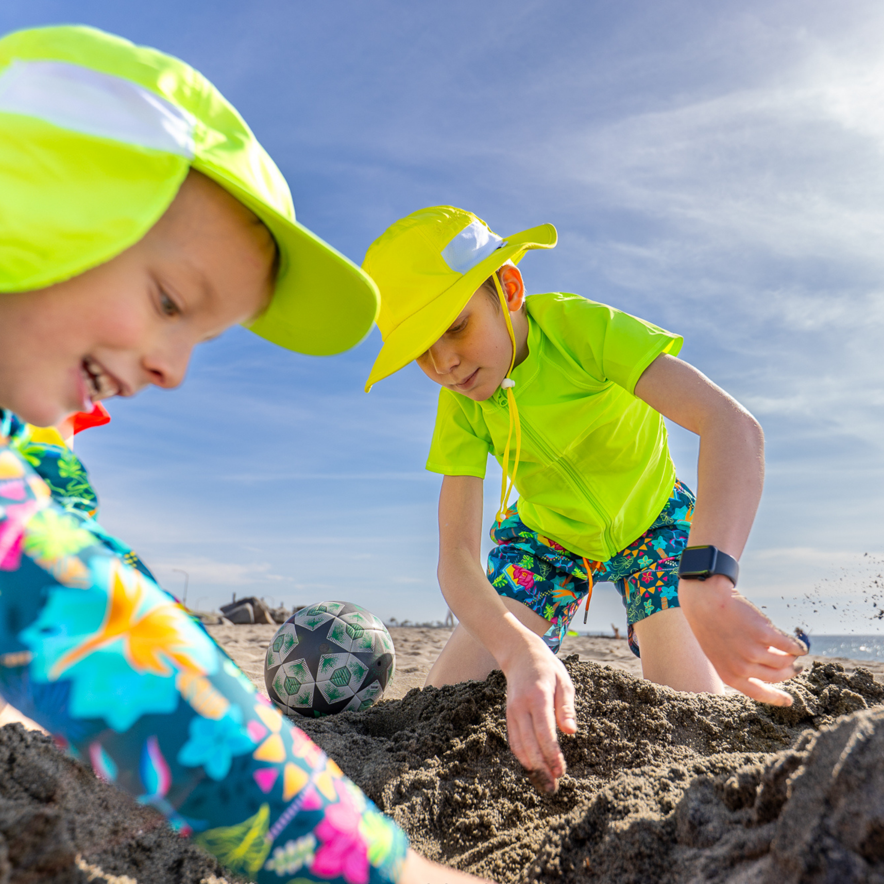 Boys Swim Trunks Boxer Brief Liner (sizes 6-14) | “Summer Max"-SwimZip UPF 50+ Sun Protective Swimwear & UV Zipper Rash Guards-pos6