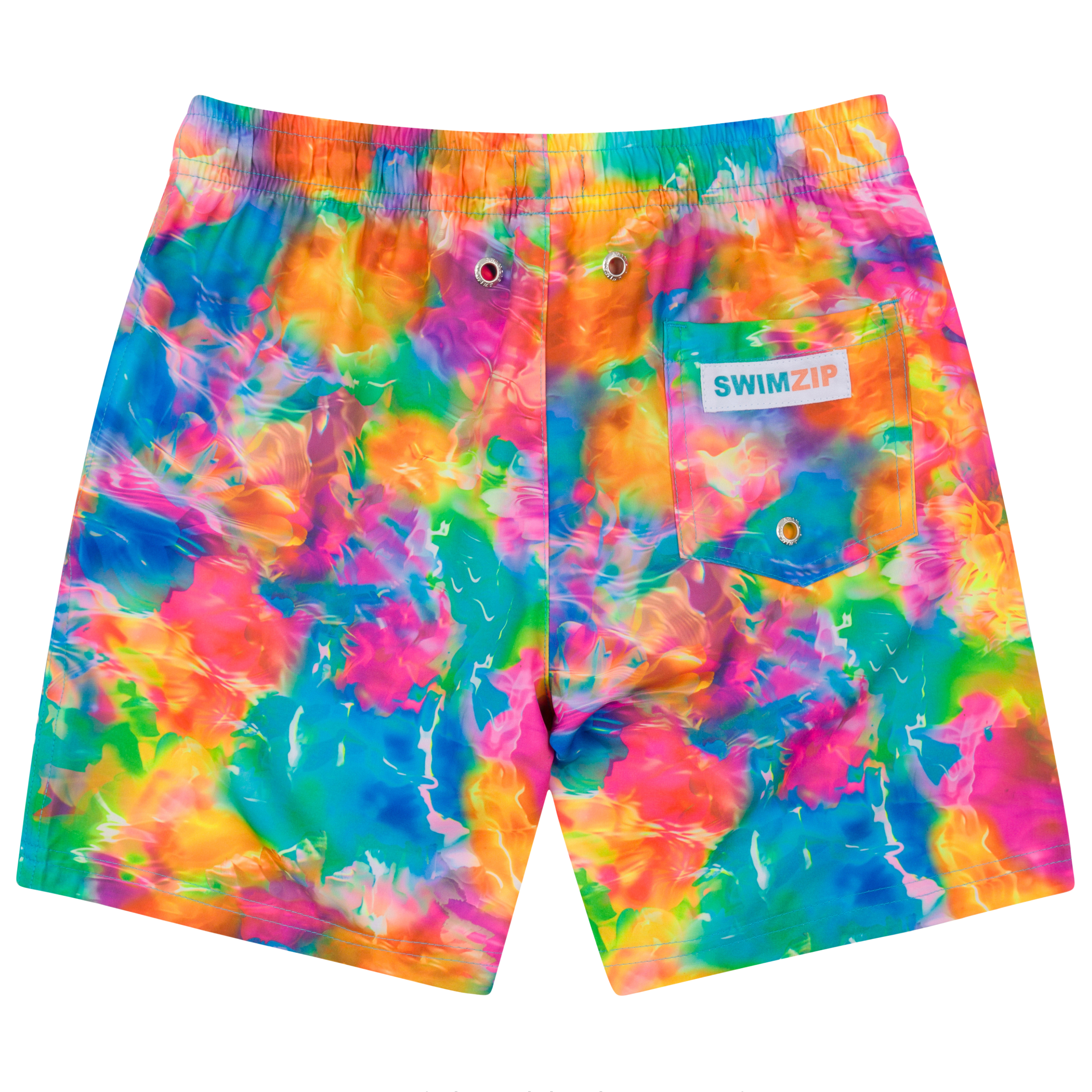 Boys Swim Trunks Boxer Brief Liner (sizes 6-14) | “Impressions"-SwimZip UPF 50+ Sun Protective Swimwear & UV Zipper Rash Guards-pos8