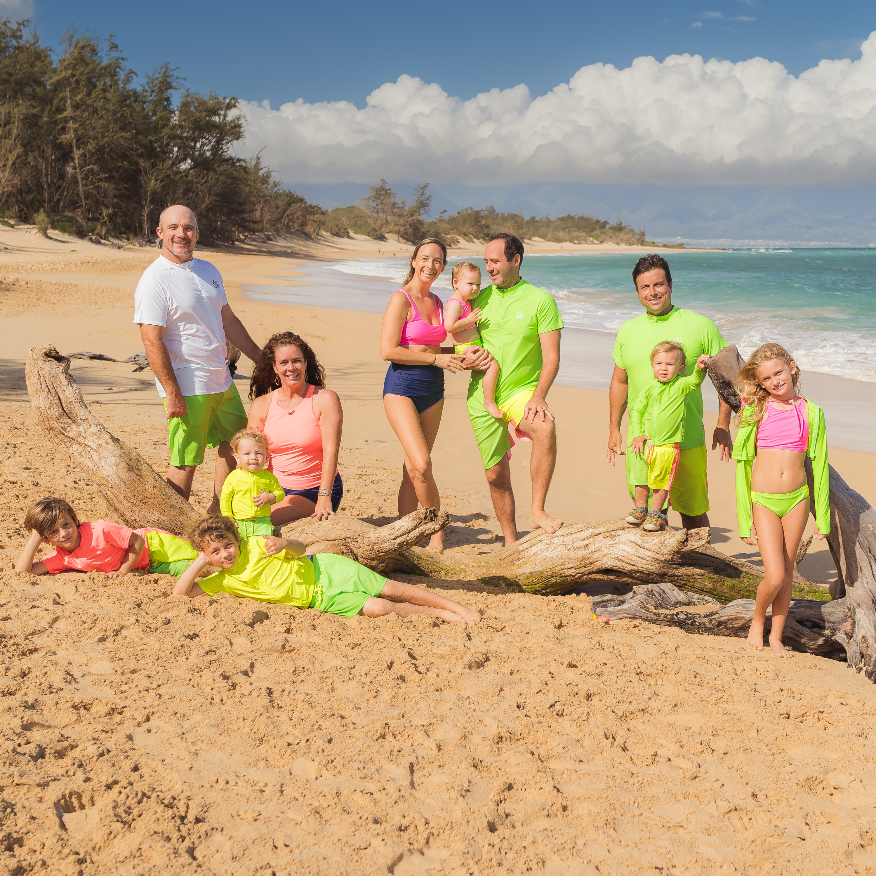 Boys Swim Trunks Boxer Brief Liner (sizes 6-14) | “Neon Green"-SwimZip UPF 50+ Sun Protective Swimwear & UV Zipper Rash Guards-pos5