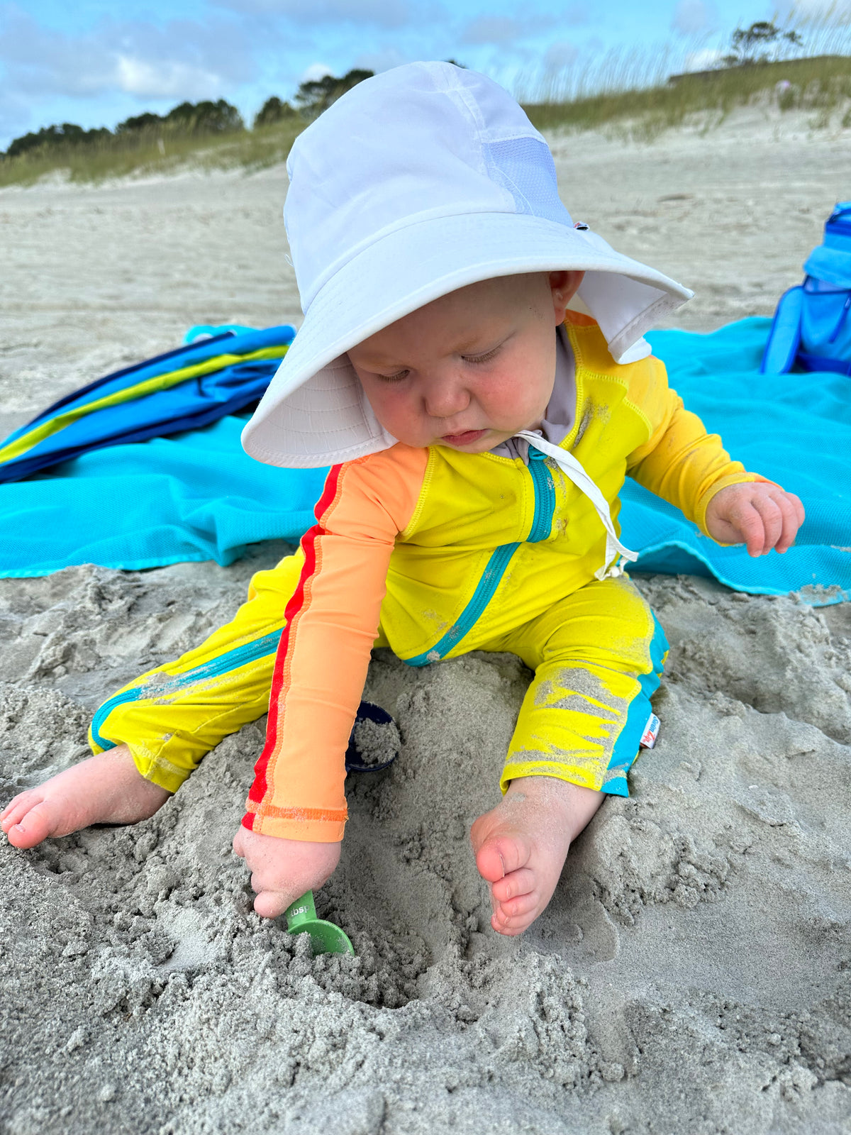 SUNSET COVE STRIP ROMPER