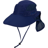 Adult Wide Brim + Flap Neck Sun Protective Adventure Hats-SwimZip UPF 50+ Sun Protective Swimwear & UV Zipper Rash Guards-pos21