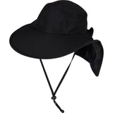 Adult Wide Brim + Flap Neck Sun Protective Adventure Hats-SwimZip UPF 50+ Sun Protective Swimwear & UV Zipper Rash Guards-pos11