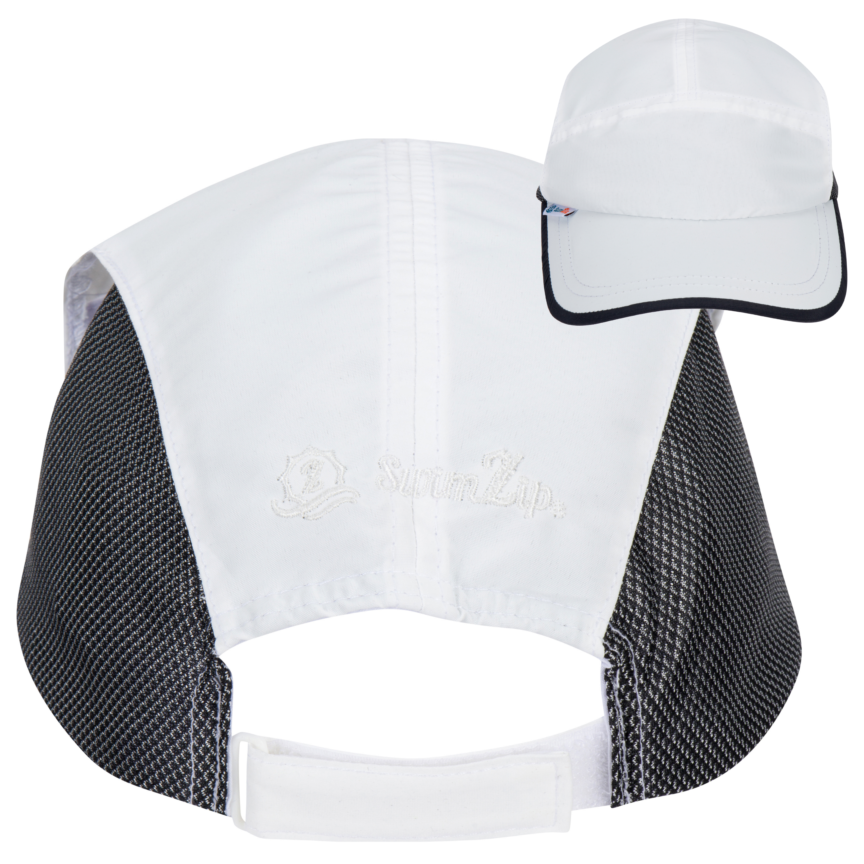 Adjustable UPF Baseball Hat - one-size fits all-SwimZip UPF 50+ Sun Protective Swimwear & UV Zipper Rash Guards-pos12