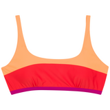 Women's Scoop Neck Bikini Top Plus Size | "Color Pop"-1X-Color Pop-SwimZip UPF 50+ Sun Protective Swimwear & UV Zipper Rash Guards-pos1