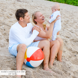 Sunsuit - Long Sleeve Romper Swimsuit | "Blue Gingham"-SwimZip UPF 50+ Sun Protective Swimwear & UV Zipper Rash Guards-pos2