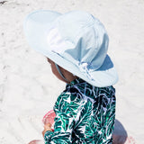 Kids Wide Brim Sun Hat "Fun Sun Day Play Hat" - Aqua-SwimZip UPF 50+ Sun Protective Swimwear & UV Zipper Rash Guards-pos9
