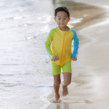 Kids Jammers Swim Shorts | "Sulphur Yellow"-SwimZip UPF 50+ Sun Protective Swimwear & UV Zipper Rash Guards-pos5