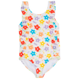 Girls Ruffle One-Piece Swimsuit | "Too Sweet" Blossom-6-12 Month-Blossom-SwimZip UPF 50+ Sun Protective Swimwear & UV Zipper Rash Guards-pos1
