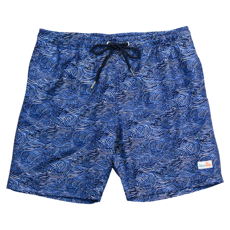 Boys Swim Trunks Boxer Brief Liner (sizes 6-14) | "Ocean Breeze"-6-8-Ocean Breeze-SwimZip UPF 50+ Sun Protective Swimwear & UV Zipper Rash Guards-pos1