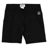 Kids Jammers Swim Shorts | "Black"-2T-Black-SwimZip UPF 50+ Sun Protective Swimwear & UV Zipper Rash Guards-pos1