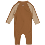 Sunsuit - Long Sleeve Romper Swimsuit | "Canyon Haze"-SwimZip UPF 50+ Sun Protective Swimwear & UV Zipper Rash Guards-pos10