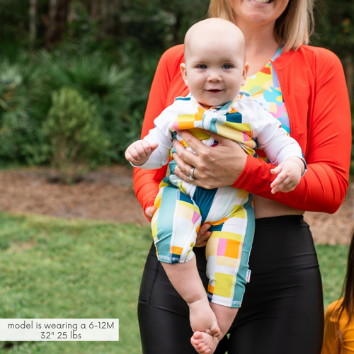 Rainbow Check Sunsuit