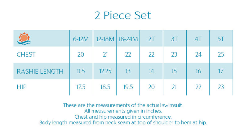 Girls One-Piece Swimsuit + Long Sleeve Rash Guard Set (2 Piece) | "Multi Stripe"-SwimZip UPF 50+ Sun Protective Swimwear & UV Zipper Rash Guards-pos6