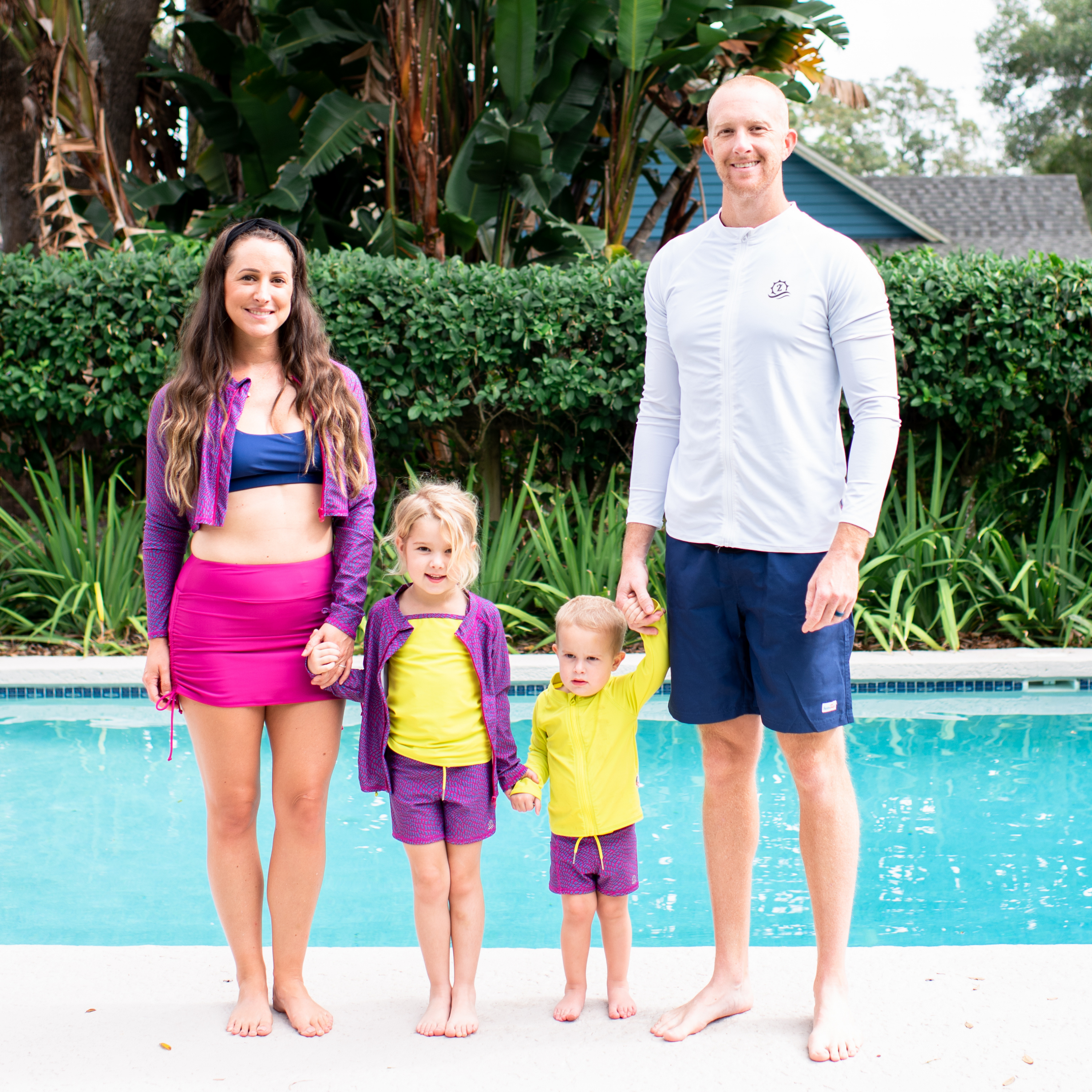 Kids Euro Swim Shorties | "In Disguise"-SwimZip UPF 50+ Sun Protective Swimwear & UV Zipper Rash Guards-pos3