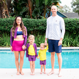 Kids Euro Swim Shorties | "In Disguise"-SwimZip UPF 50+ Sun Protective Swimwear & UV Zipper Rash Guards-pos3