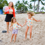 Women's A-Line Swim Skirt Swim Bottom | "Black"-SwimZip UPF 50+ Sun Protective Swimwear & UV Zipper Rash Guards-pos3