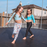 Kids Swim Pants | "Black"-SwimZip UPF 50+ Sun Protective Swimwear & UV Zipper Rash Guards-pos4