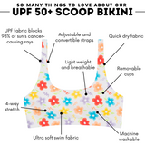 Women's Scoop Neck Bikini Top | "Blossom"-SwimZip UPF 50+ Sun Protective Swimwear & UV Zipper Rash Guards-pos4