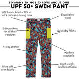 Kids Swim Pants | "Deep Dive"-SwimZip UPF 50+ Sun Protective Swimwear & UV Zipper Rash Guards-pos4