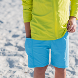 Kids Jammers Swim Shorts | "Aqua"-SwimZip UPF 50+ Sun Protective Swimwear & UV Zipper Rash Guards-pos4
