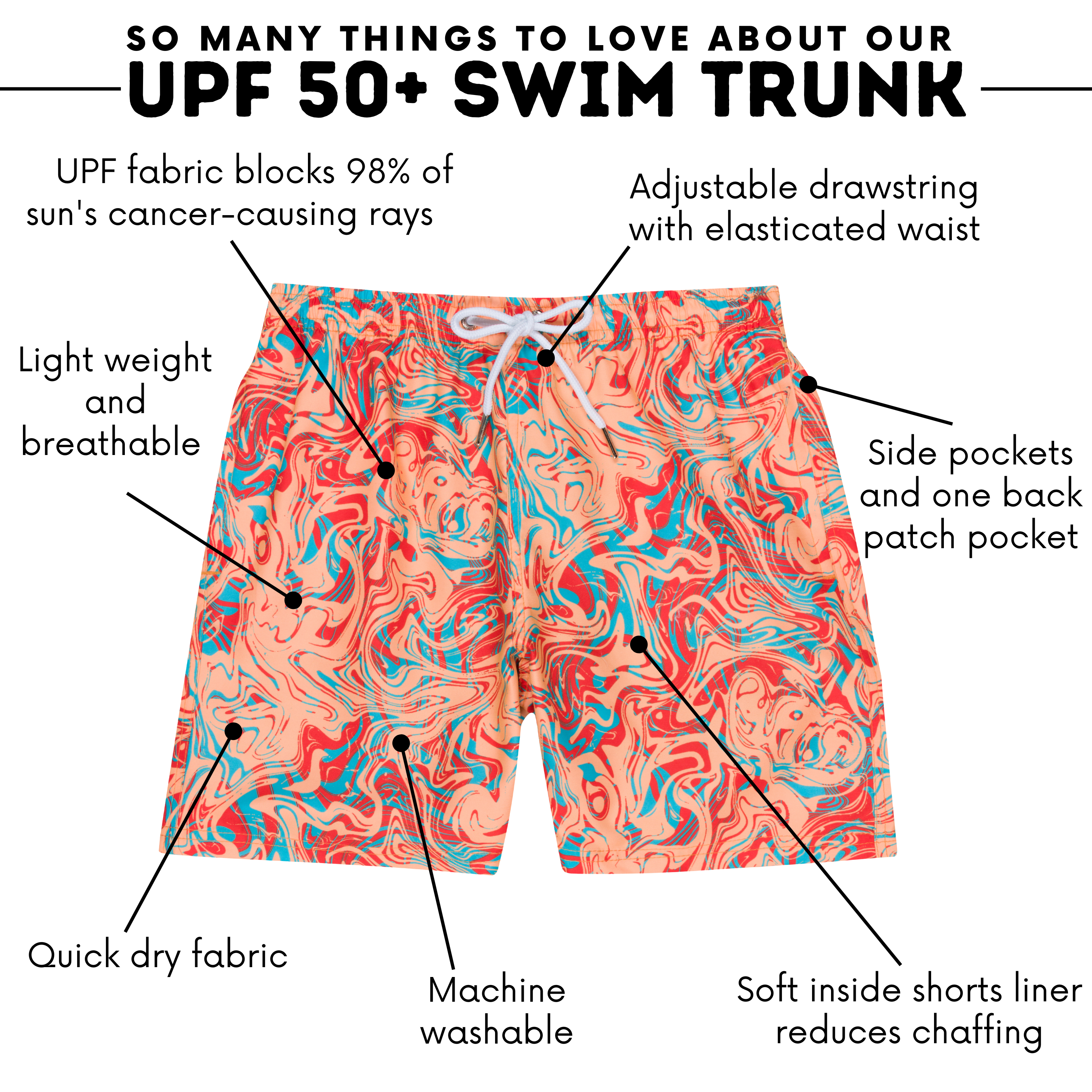 Boys Swim Trunks Boxer Brief Liner (sizes 6-14) | "Swirl"-SwimZip UPF 50+ Sun Protective Swimwear & UV Zipper Rash Guards-pos4