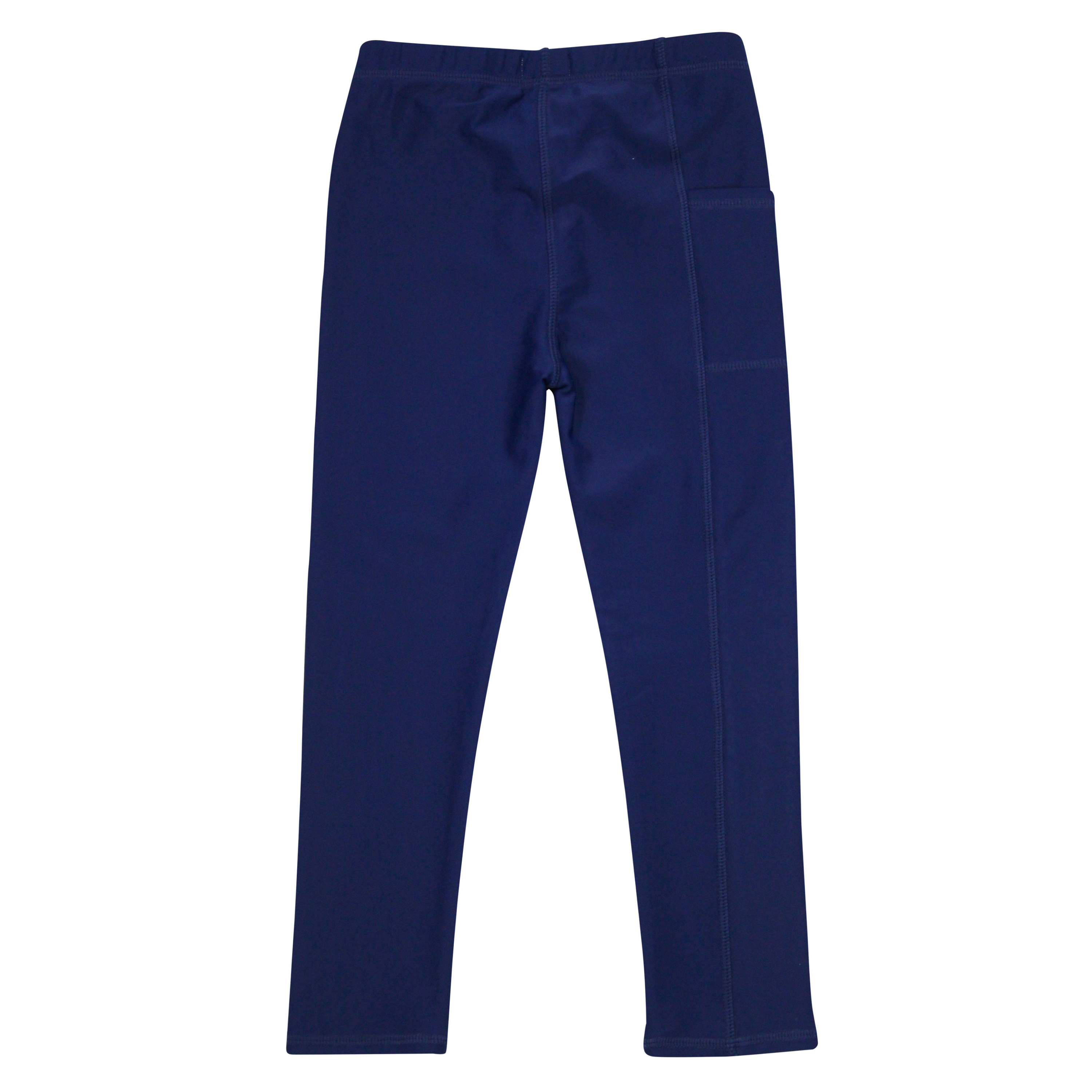 Kids Swim Pants | "Navy"-SwimZip UPF 50+ Sun Protective Swimwear & UV Zipper Rash Guards-pos5