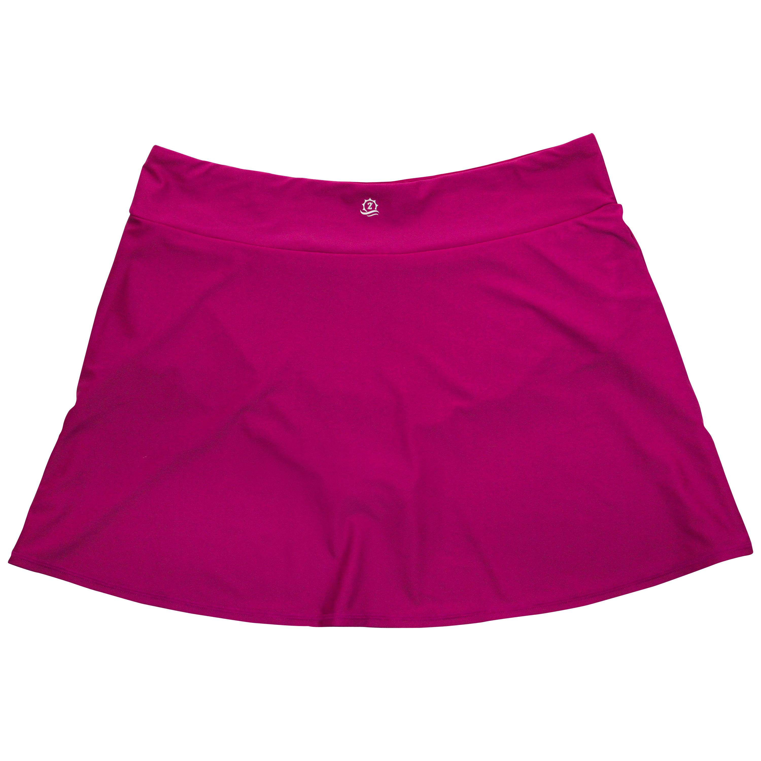 Women's A-Line Swim Skirt Swim Bottom | "Fuchsia"-SwimZip UPF 50+ Sun Protective Swimwear & UV Zipper Rash Guards-pos9