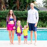 Women's Scoop Neck Bikini Top | "Navy"-SwimZip UPF 50+ Sun Protective Swimwear & UV Zipper Rash Guards-pos5