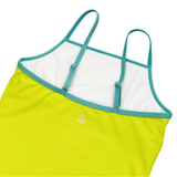 Girls Long Sleeve Rash Guard + Tankini Shorts Set (3 Piece) | "Aqua Sea"-SwimZip UPF 50+ Sun Protective Swimwear & UV Zipper Rash Guards-pos6