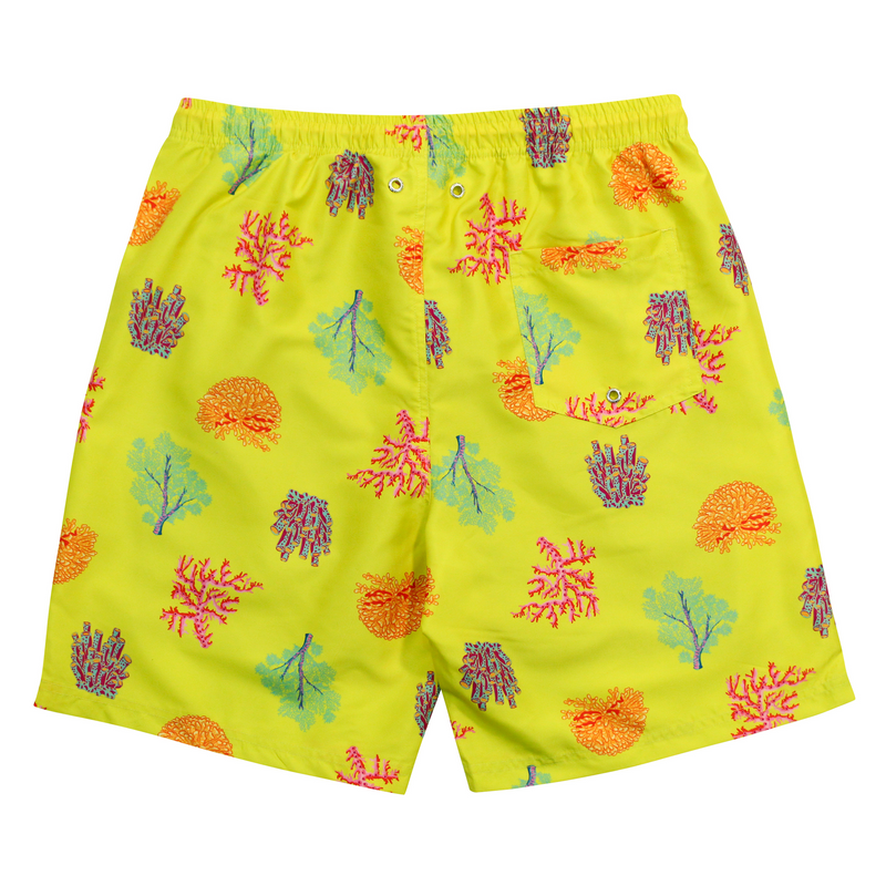 Men's 8" Swim Trunks Boxer Brief Liner | "Coral"-SwimZip UPF 50+ Sun Protective Swimwear & UV Zipper Rash Guards-pos6