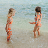 Kids Swim Pants | "Swirl"-SwimZip UPF 50+ Sun Protective Swimwear & UV Zipper Rash Guards-pos6