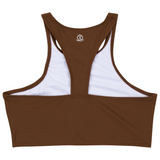 Women's Halter Bikini Top | "Cold Brew"-SwimZip UPF 50+ Sun Protective Swimwear & UV Zipper Rash Guards-pos7