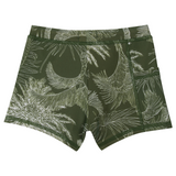 Kids Euro Swim Shorties | "Hawaiian Rainforest"-SwimZip UPF 50+ Sun Protective Swimwear & UV Zipper Rash Guards-pos7