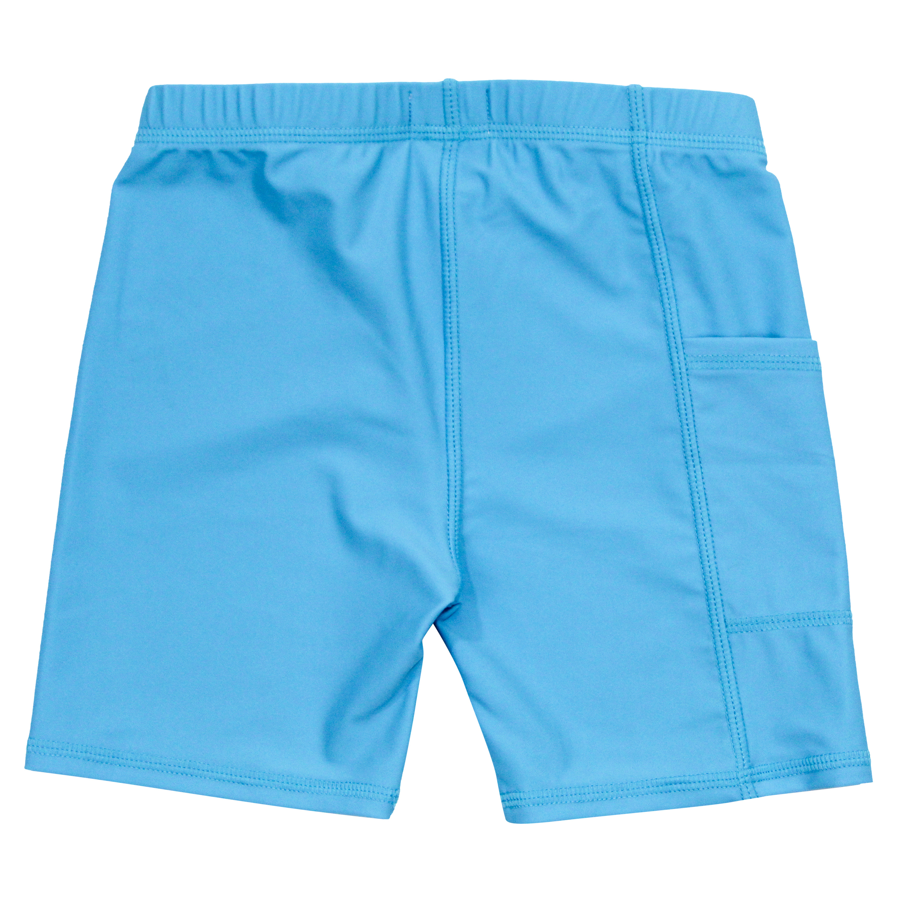 Kids Jammers Swim Shorts | "Aqua"-SwimZip UPF 50+ Sun Protective Swimwear & UV Zipper Rash Guards-pos7