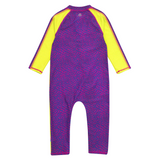 Sunsuit - Long Sleeve Romper Swimsuit | "In Disguise"-SwimZip UPF 50+ Sun Protective Swimwear & UV Zipper Rash Guards-pos7