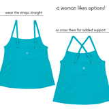 Women’s Strappy A-Line Tankini Top | “Scuba Blue”-SwimZip UPF 50+ Sun Protective Swimwear & UV Zipper Rash Guards-pos7
