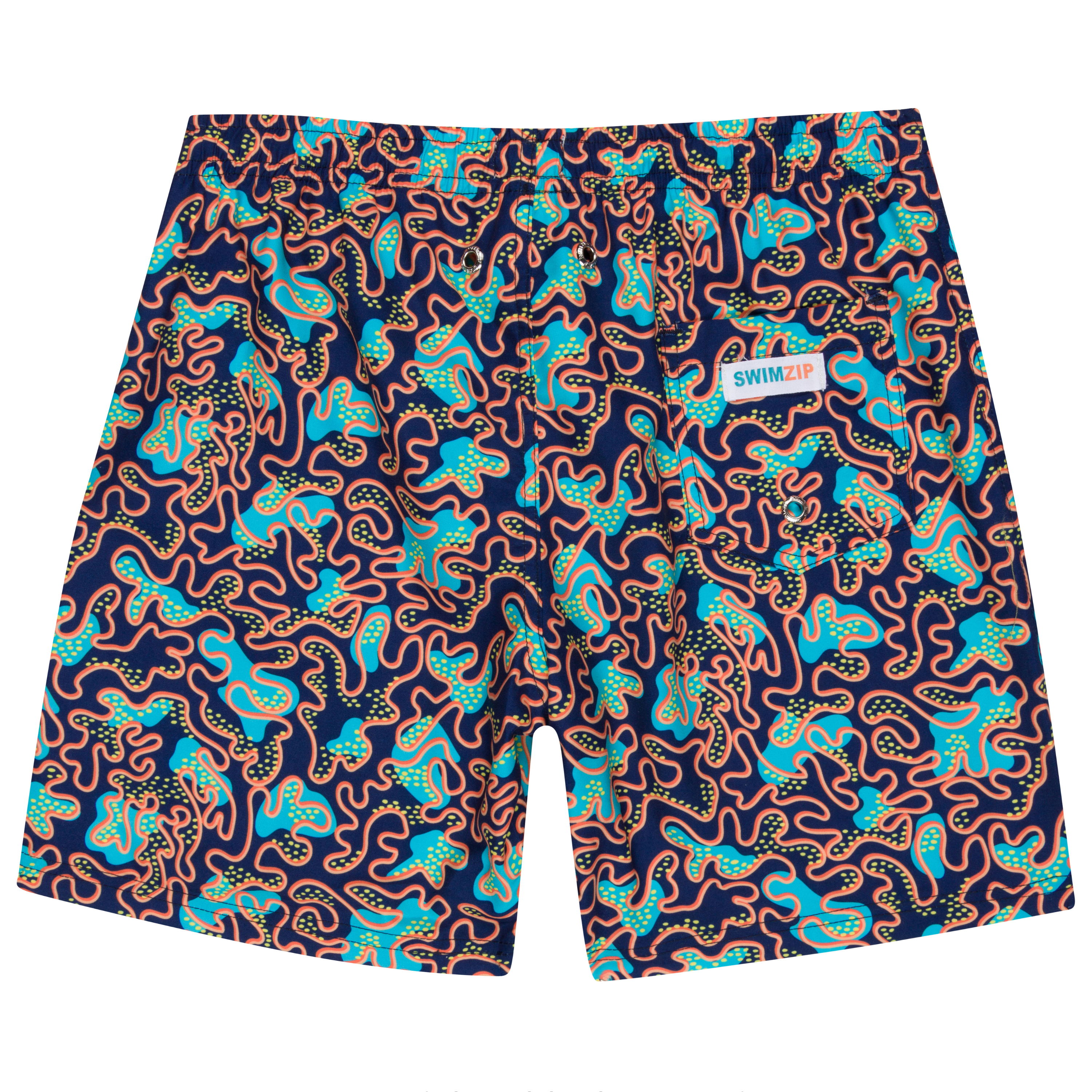 Boys Swim Trunks Boxer Brief Liner (sizes 6-14) | “Deep Dive"-SwimZip UPF 50+ Sun Protective Swimwear & UV Zipper Rash Guards-pos9