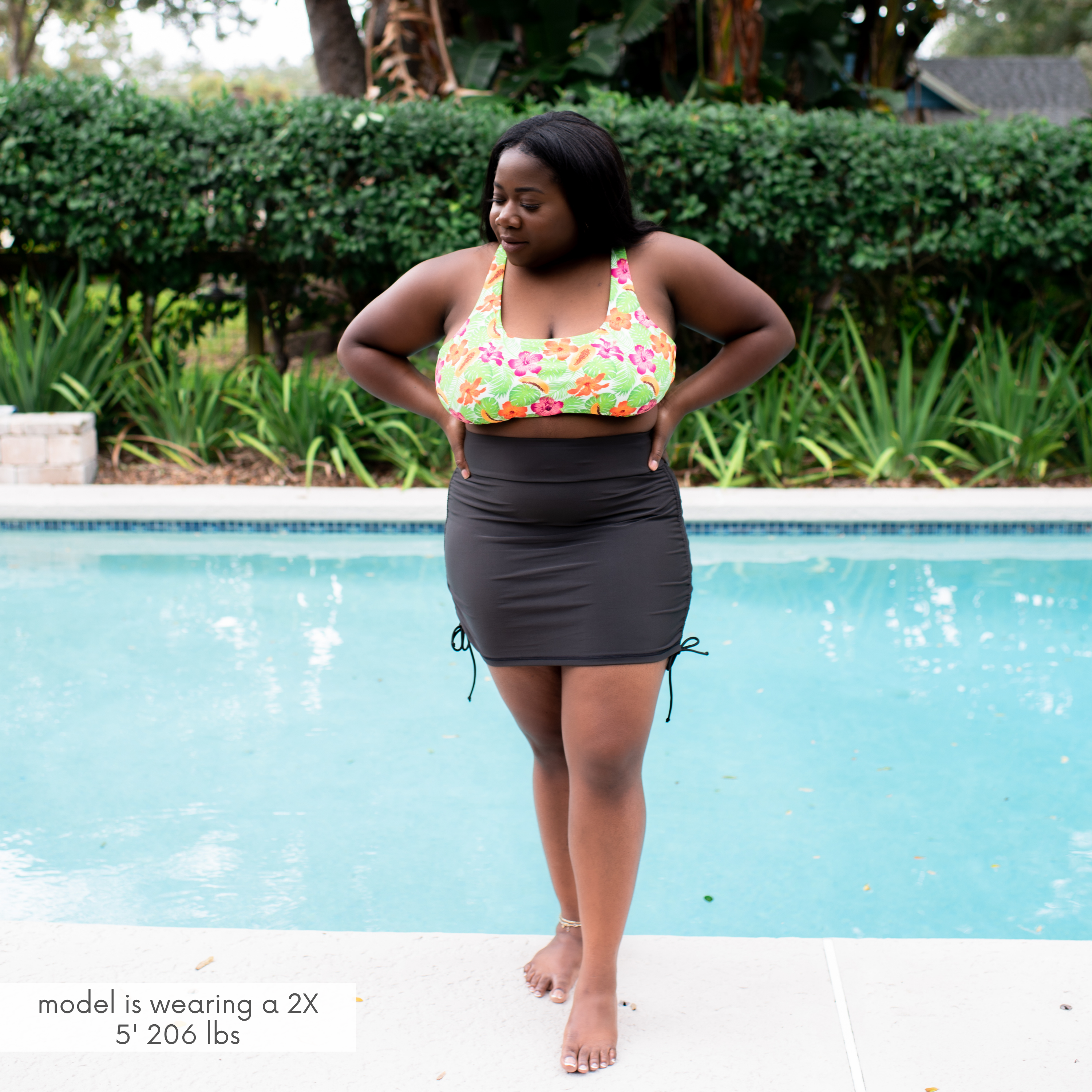 Women s Scoop Neck Bikini Top Plus Size