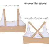 Women's Scoop Neck Bikini Top | "Sandy Beach"-SwimZip UPF 50+ Sun Protective Swimwear & UV Zipper Rash Guards-pos6