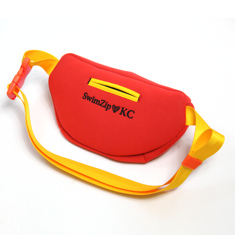 Kansas City x SwimZip Neoprene Fanny Pack Bag-SwimZip UPF 50+ Sun Protective Swimwear & UV Zipper Rash Guards-pos2