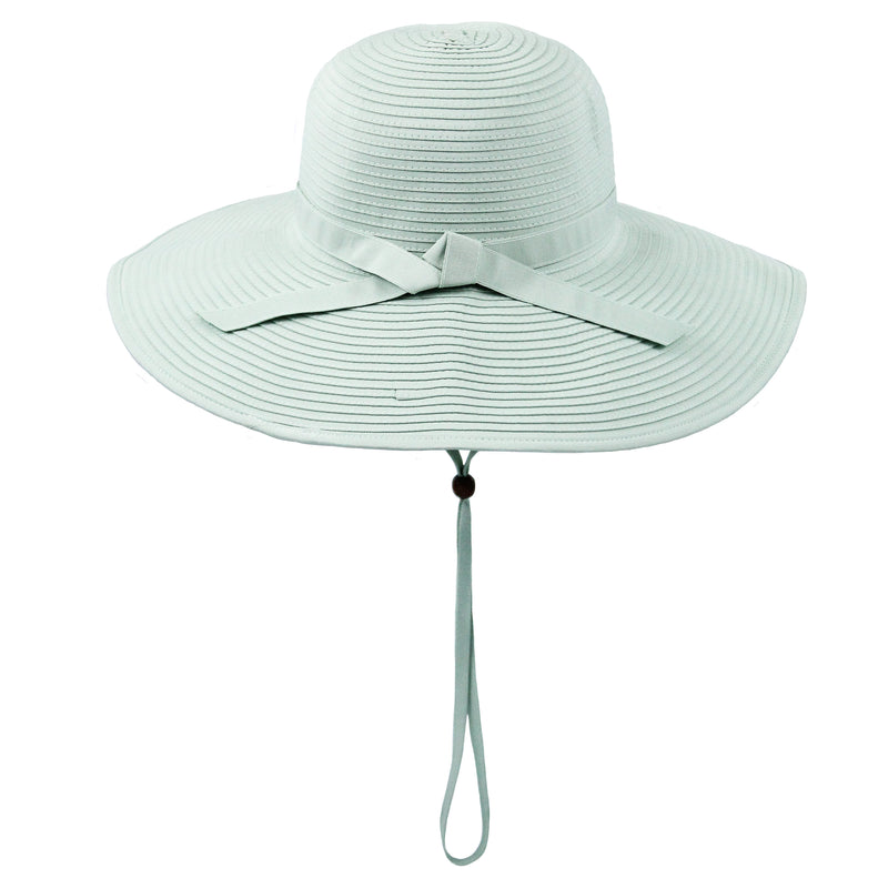 Women's Wide Brim Sun Hat - Mint-Adult-Mint-SwimZip UPF 50+ Sun Protective Swimwear & UV Zipper Rash Guards-pos4
