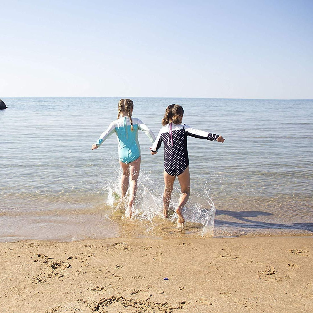 Girls Long Sleeve Surf Suit (One Piece Bodysuit)