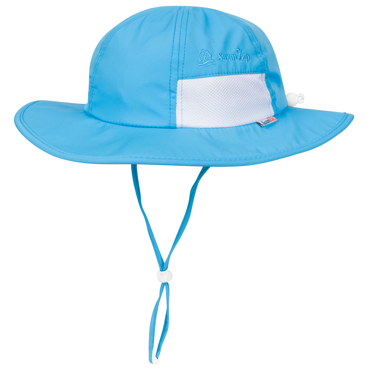 SwimZip Kid's Wide Brim Sun Hat - UPF 50+ Sun Protection - Aqua 0-6 Month / Aqua
