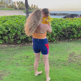 Women’s One Shoulder Crop Bikini Top | “Paradise Orange”